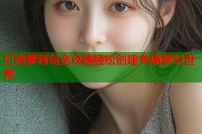 打造萝莉岛全攻略轻松创建专属梦幻世界