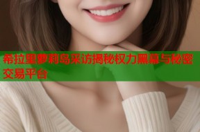 希拉里萝莉岛采访揭秘权力黑幕与秘密交易平台